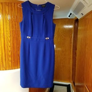 Tahari Arthur S. Levine Royal Blue Sleeveless 6